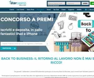 BACK TO BUSINESS CON STARCASINO’