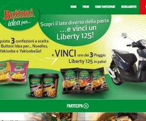 Scopri il lato diverso della pasta..e vinci un liberty 125