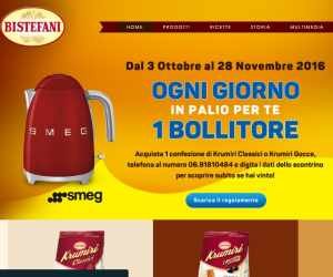 Bistefani - CON KRUMIRI VINCI IL BOLLITORE SMEG