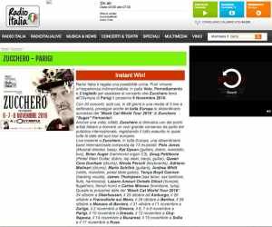 Con Radio Italia vinci Zucchero a Parigi