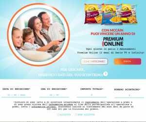 Con McCain puoi vincere un anno di Premium Online