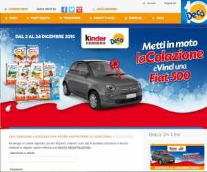 Metti in moto la colazione con Decò e Kinder e Ferrero