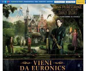 Vinci fantastici premi con Miss Peregrine e Euronics