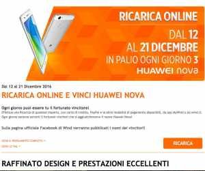 Ricarica Online e Vinci HUAWEI nova!