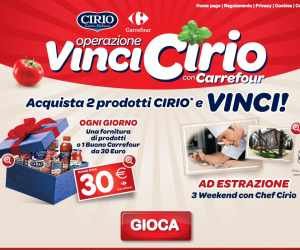 Vinci Cirio con Carrefour