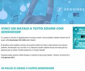 Vinci le cuffie per la tua musica di Natale con MTV e Sennheiser