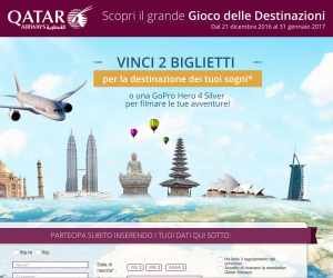 SCOPRI IL GRANDE GIOCO DELLE DESTINAZIONI QATAR AIRWAYS