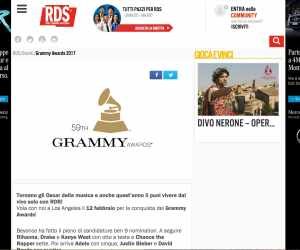 GRAMMY AWARDS 2017 – LOS ANGELES – 12 FEBBRAIO