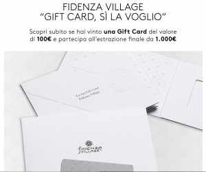 GIFT CARD, SI’ LA VOGLIO