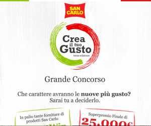 SAN CARLO – CREA IL TUO GUSTO Terza edizione