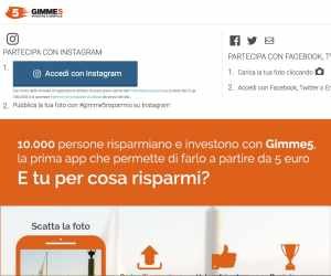 #Gimme5Risparmio
