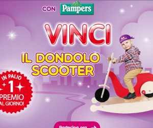 Con Pampers vinci il dondolo scooter