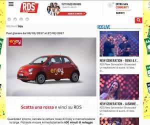 SCATTA UNA ROSSA E VINCI SU RDS