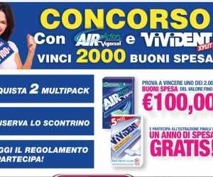 Con Vigorsol e Vivident vinci 2000 buoni spesa