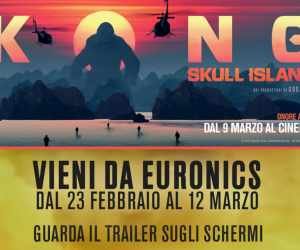 Vinci fantastici premi con Euronics e Kong: Skull Island