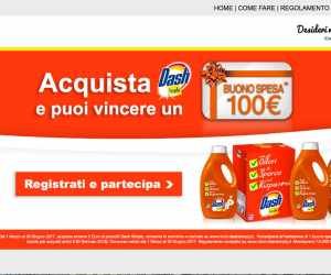 ACQUISTA DASH SIMPLY E PUOI VINCERE UN BUONO SPESA DA 100 € AL GIORNO