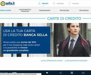 Utilizza la tua carta di credito e vinci LANIERI