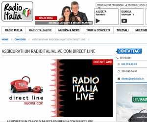 Assicurati un RadioItaliaLive con Direct Line!