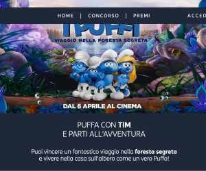 CON TIM E I PUFFI GIOCA E VINCI UN VIAGGIO NELLA FORESTA SEGRETA