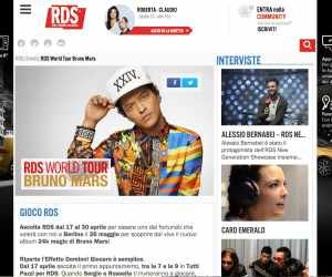 RDS TI PORTA A BERLINO PER L'RDS WORLD TOUR DI BRUNO MARS