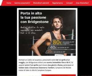PORTA IN ALTO LA TUA PASSIONE CON BRIDGESTONE