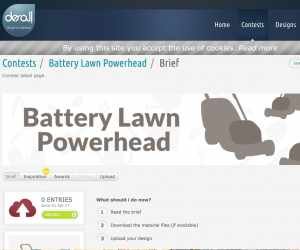 Battery Lawn Powerhead