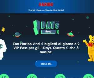 VINCI GLI I DAYS CON L’ORSETTO D’ORO HARIBO
