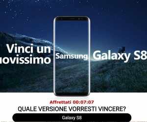 PREMIO A SCELTA 2017 - SAMSUNG S8