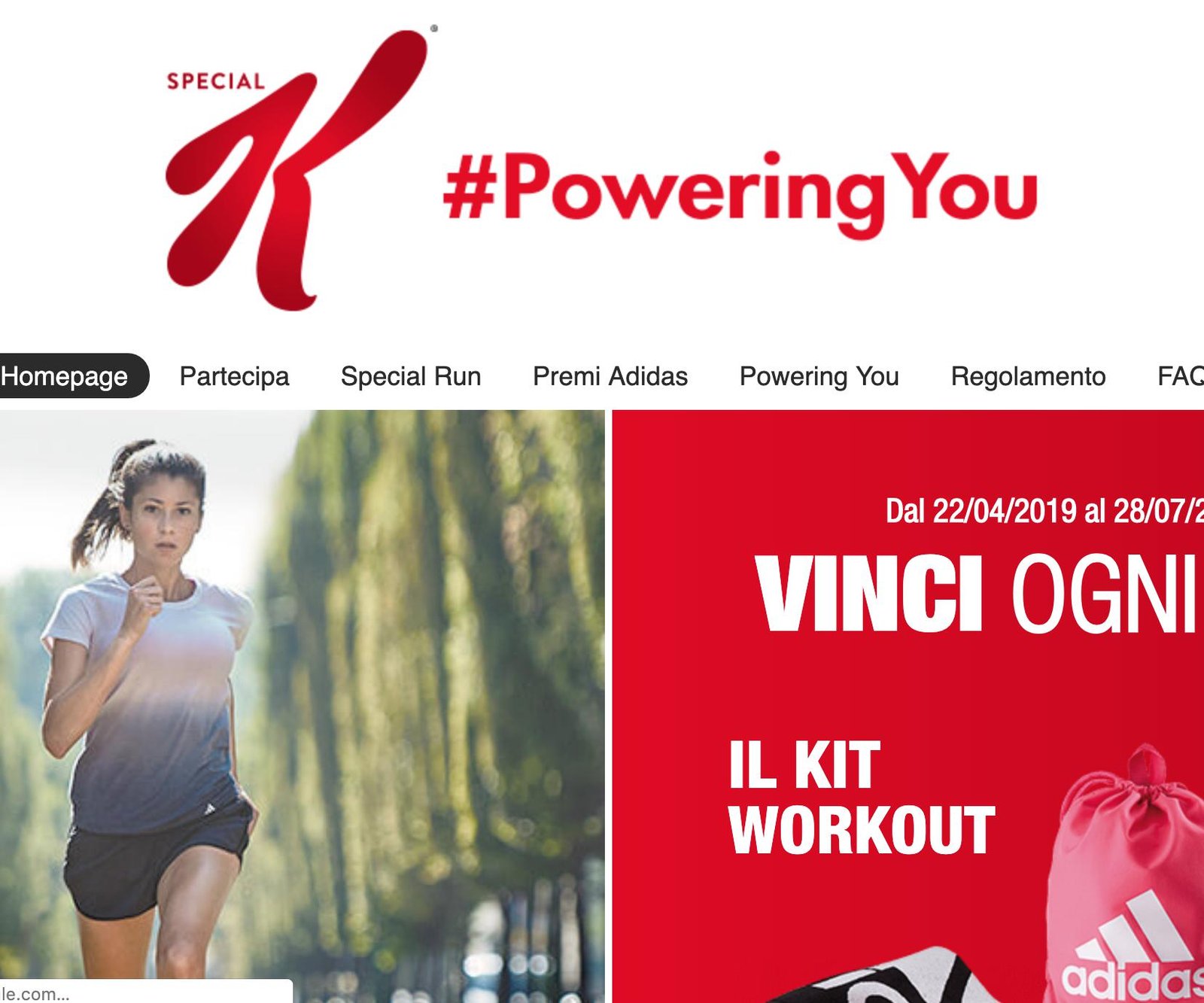 special k concorso adidas