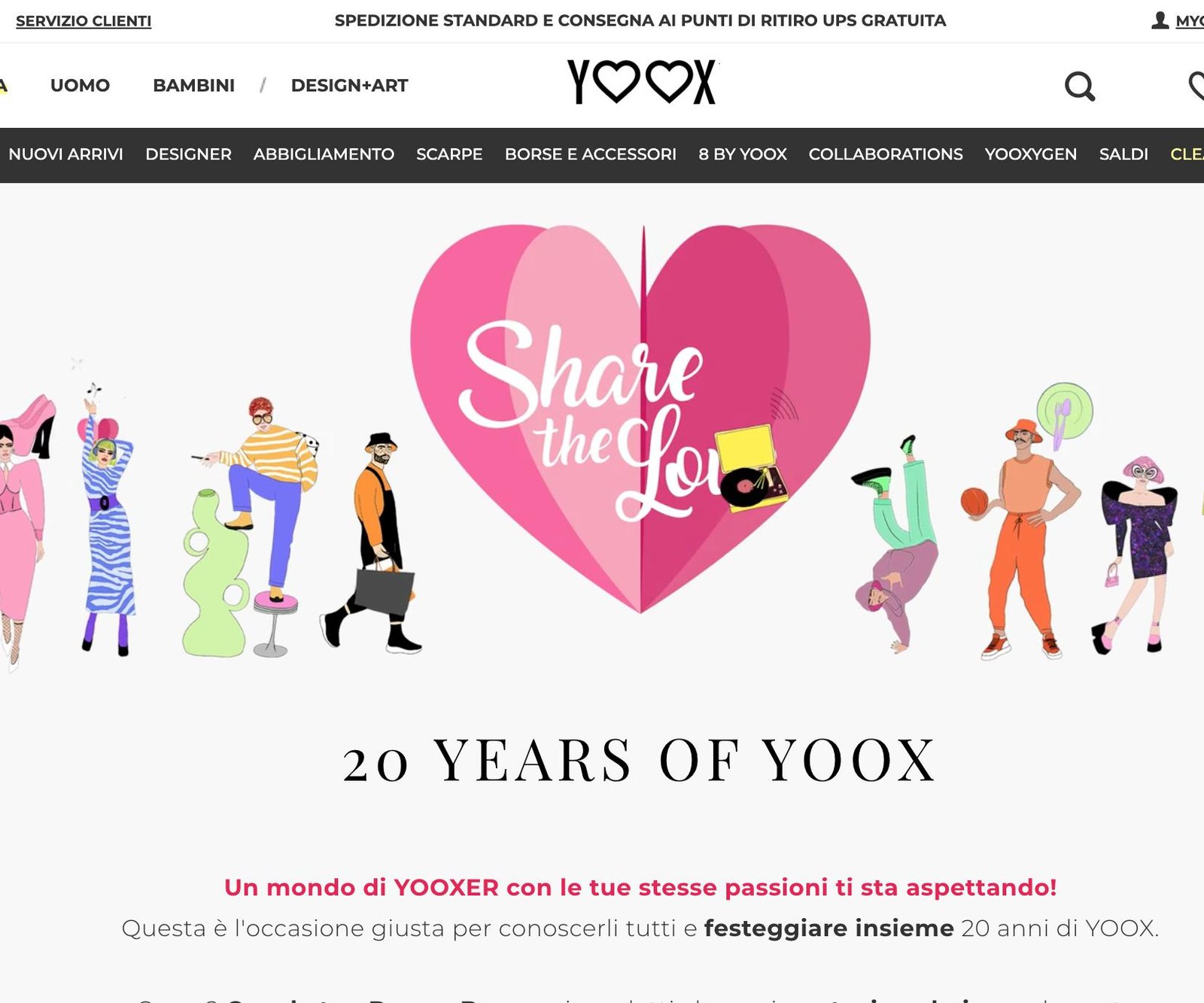 yoox sito ufficiale