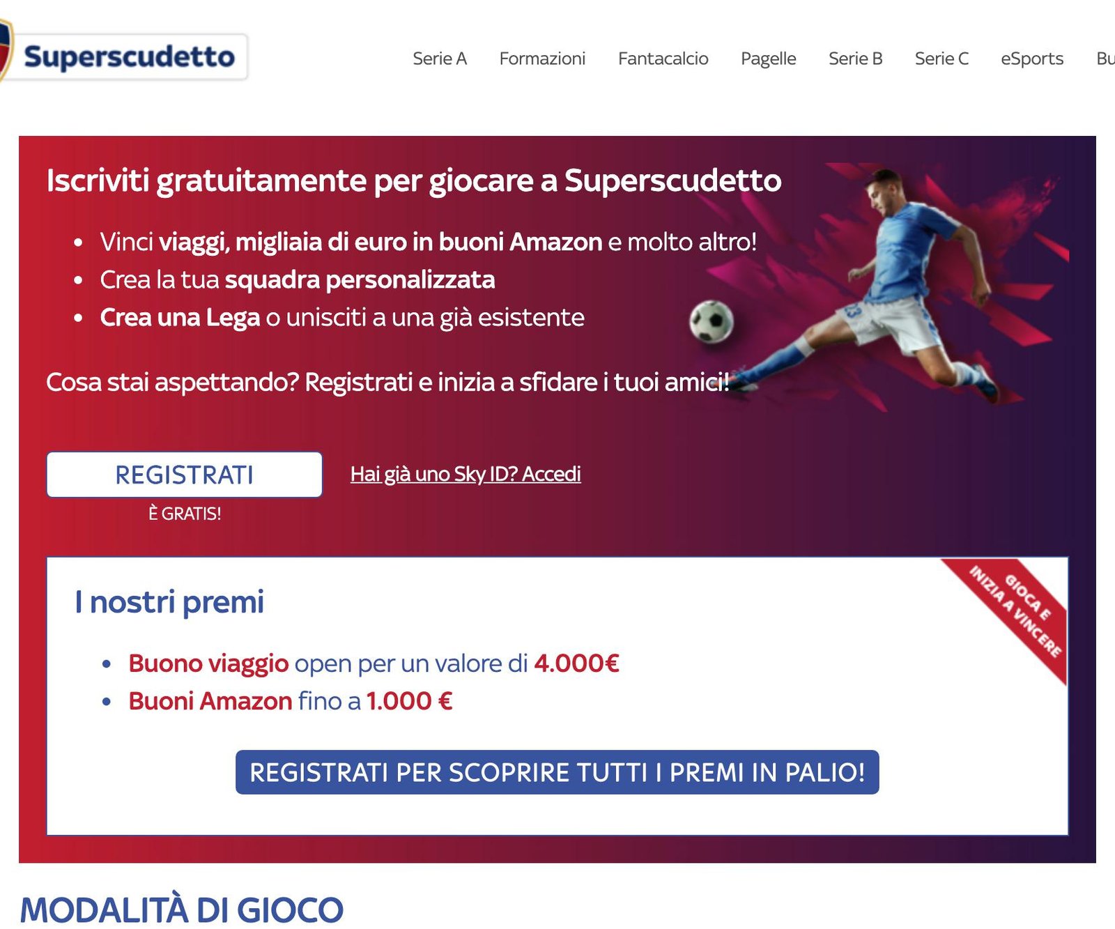 Fantacalcio On Line Gratis Con Premi