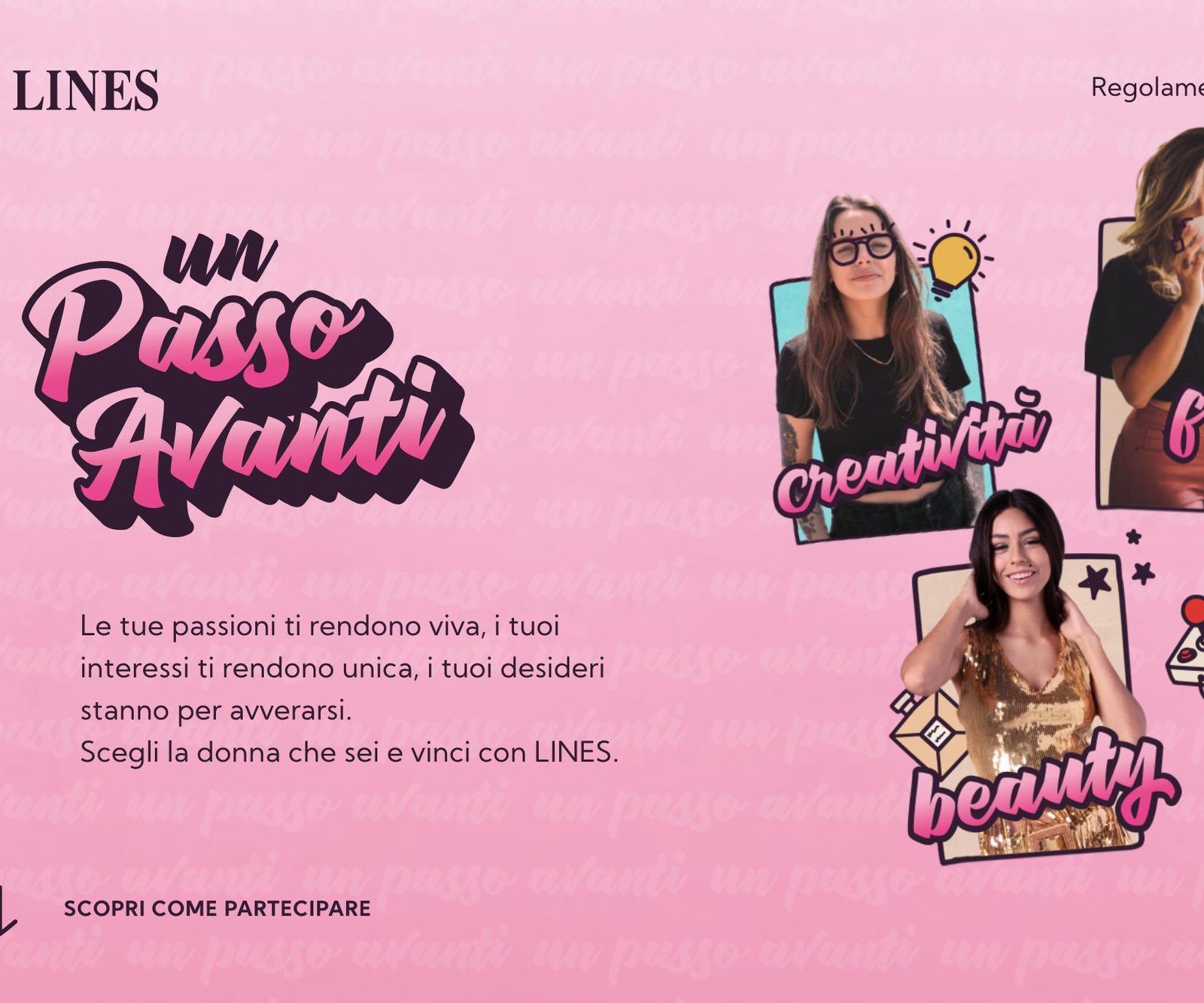 Concorso Lines UN PASSO AVANTI Premi e Concorsi