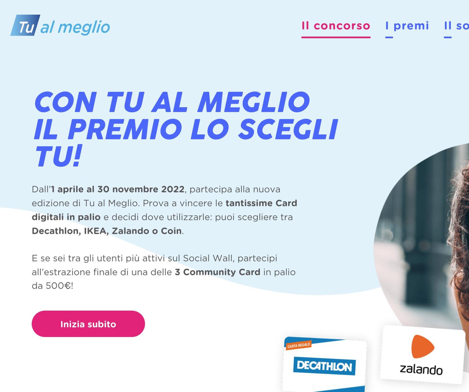 Concorso TU AL MEGLIO 2022 Premi e Concorsi