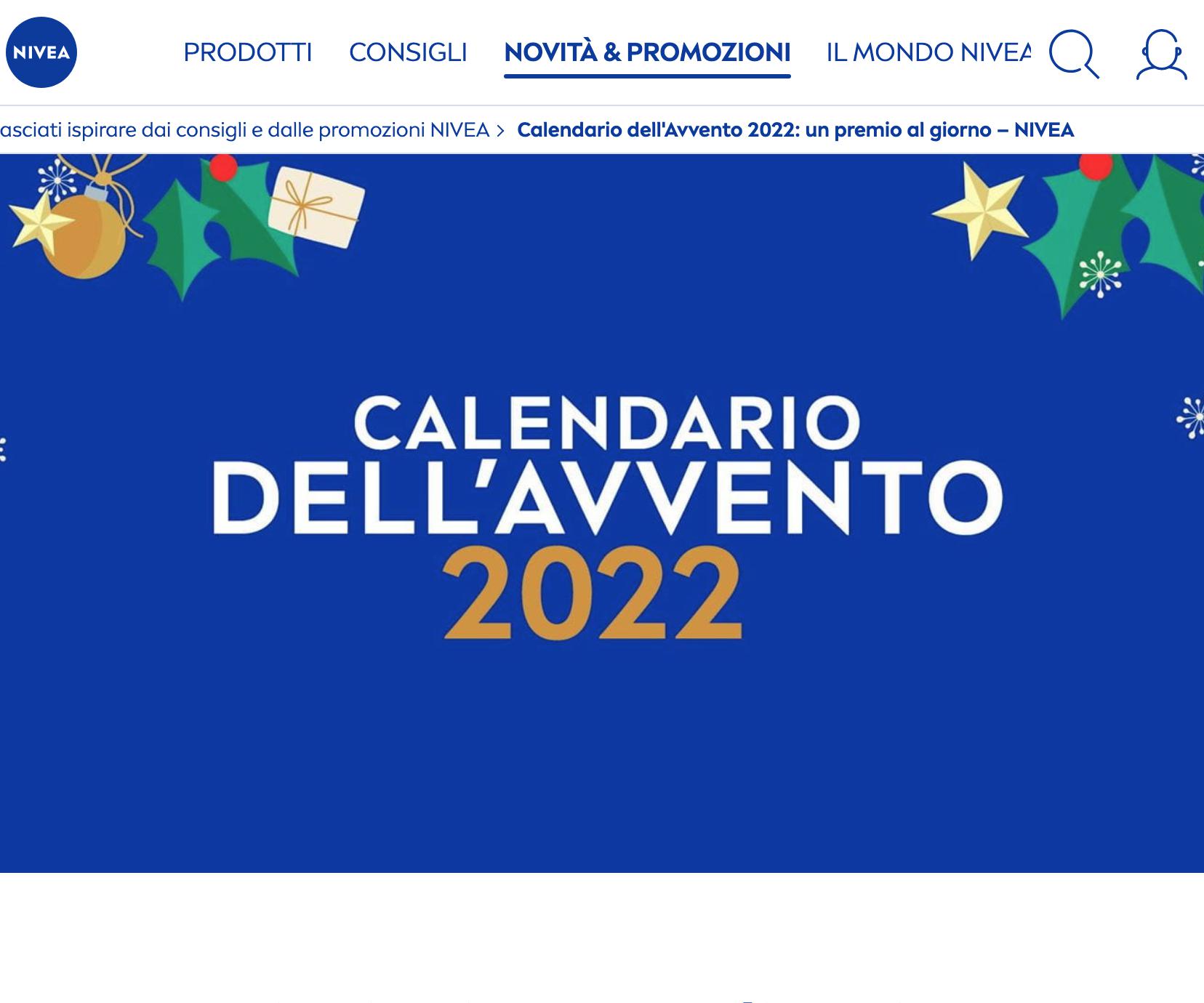 Calendario Dell'Avvento 2025 NIVEA - 24 Finestrelle Con Prodotti Beauty E Accessori, Per Donna E Ragazza