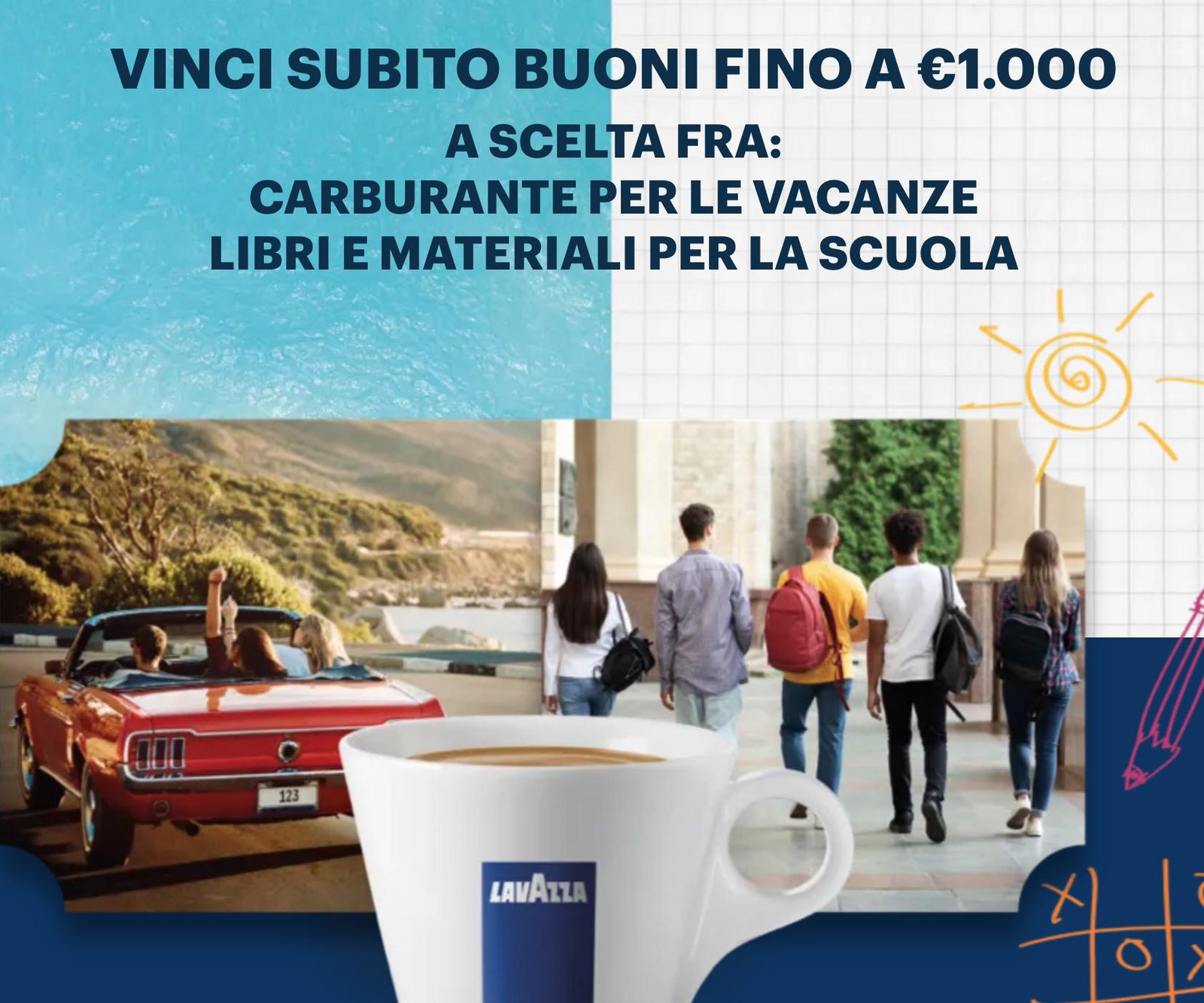Concorso Lavazza VINCI BUONI ESTATE Premi e Concorsi