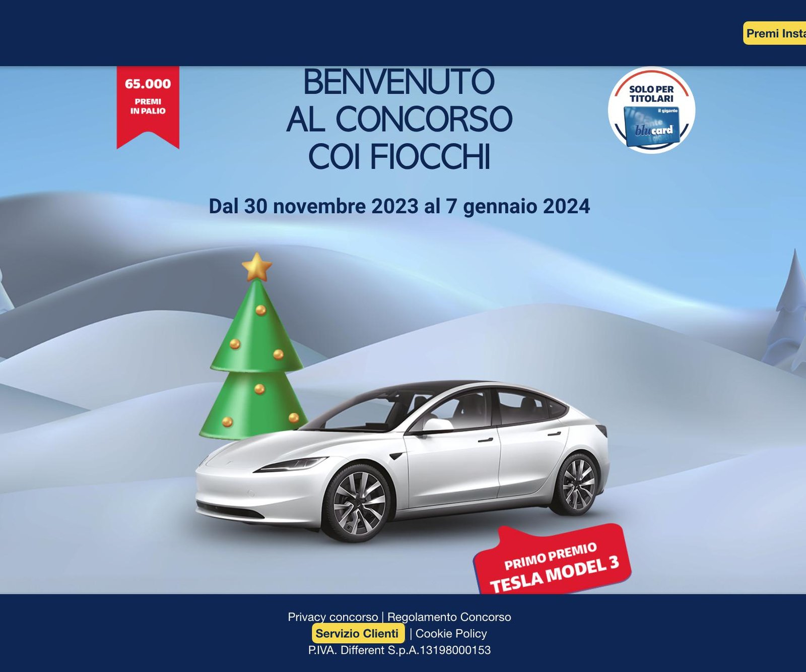 CONCORSO COI FIOCCHI Il Gigante e il Mio Gigante Premi e Concorsi