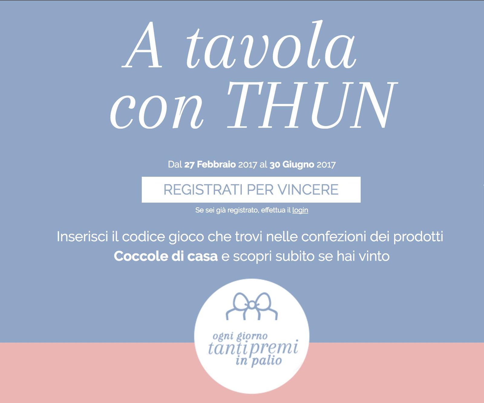 Concorso Natale Thun.Concorso A Premi A Tavola Con Thun Premi E Concorsi
